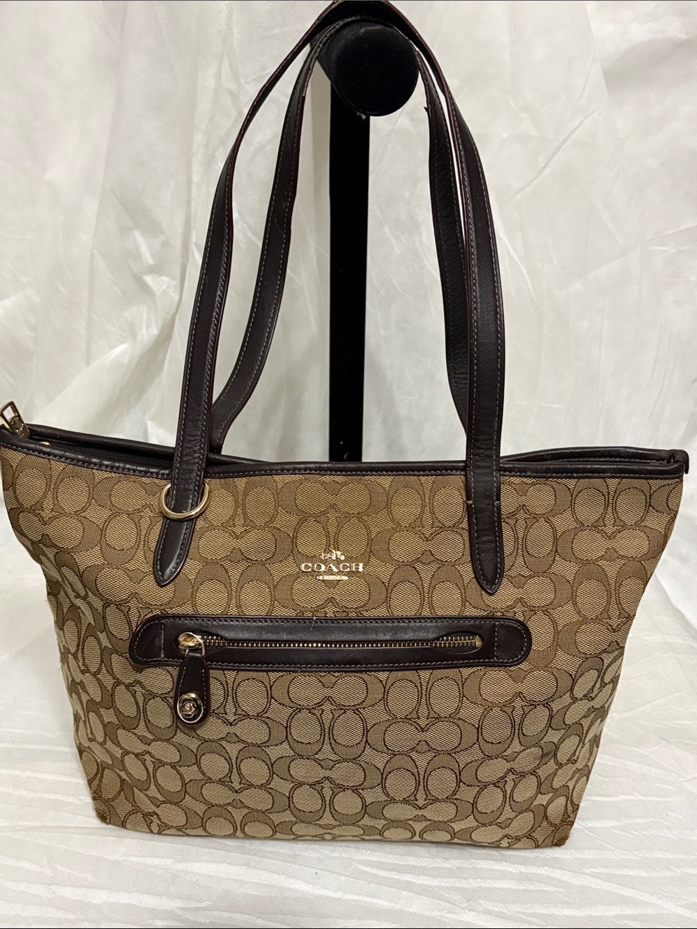 Coach Signature Canvas Tote Bag